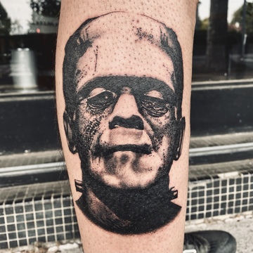 Le portrait de Frankenstein de Bruno